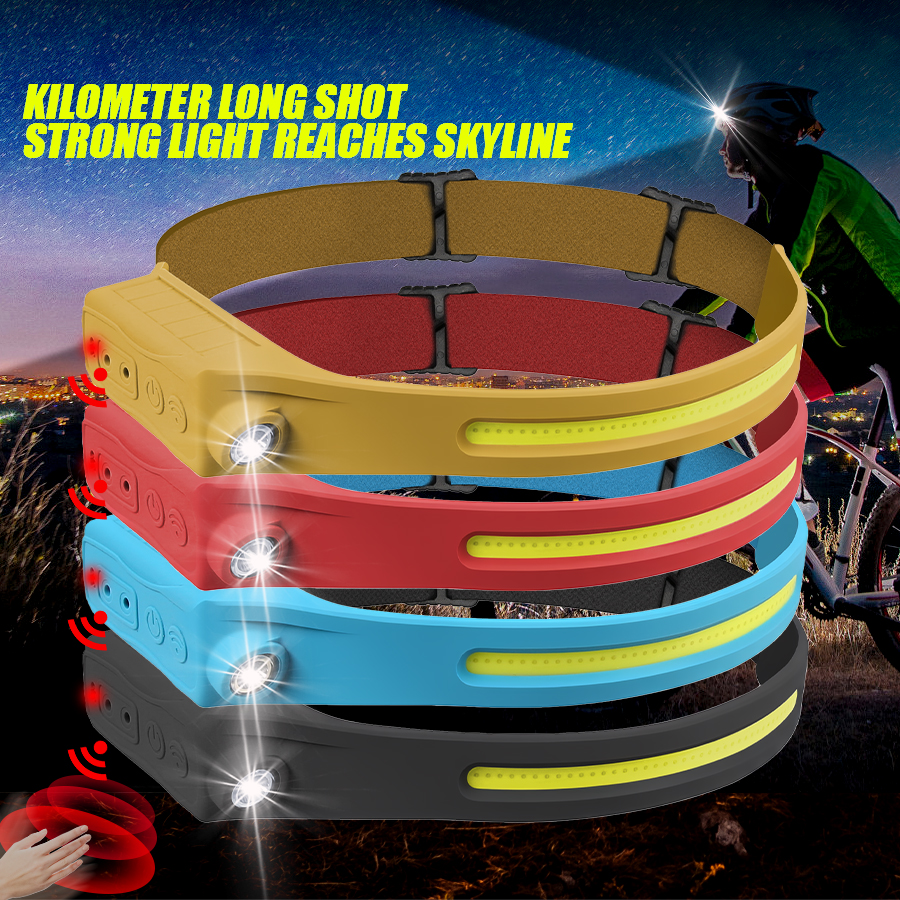 Headlamp - Rechargeable Headlight Motion Sensor 350 Lumen