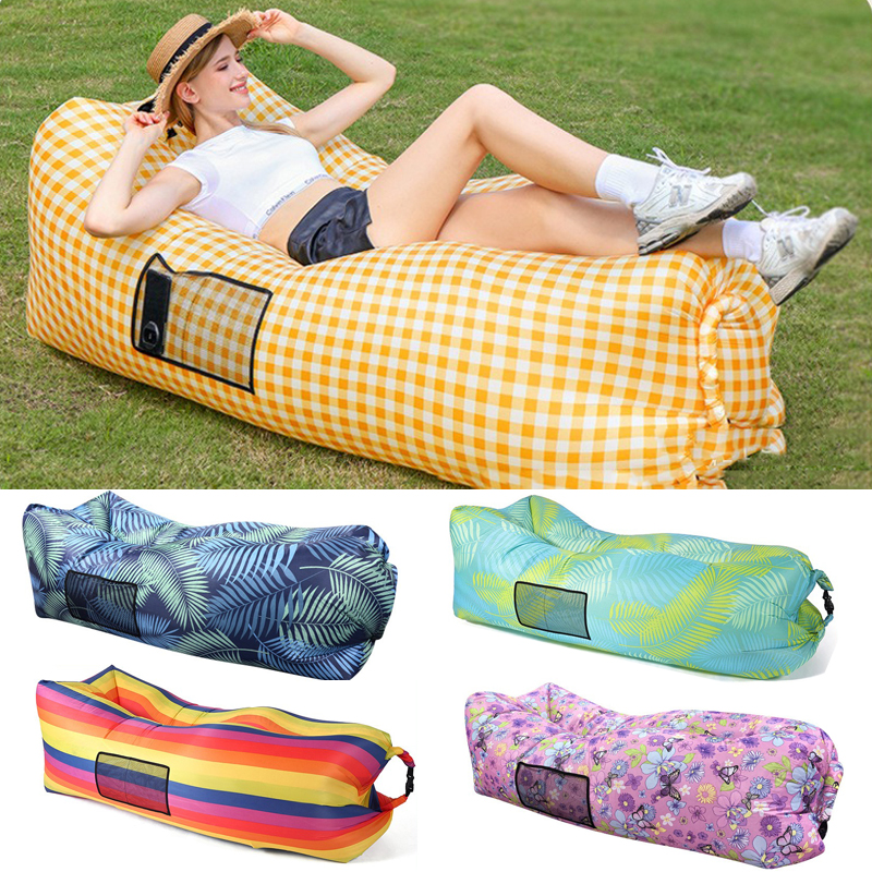 Outdoor Camping Sleeping Bag - Outdoor Camping Inflatable Sofa Portable Inflatable