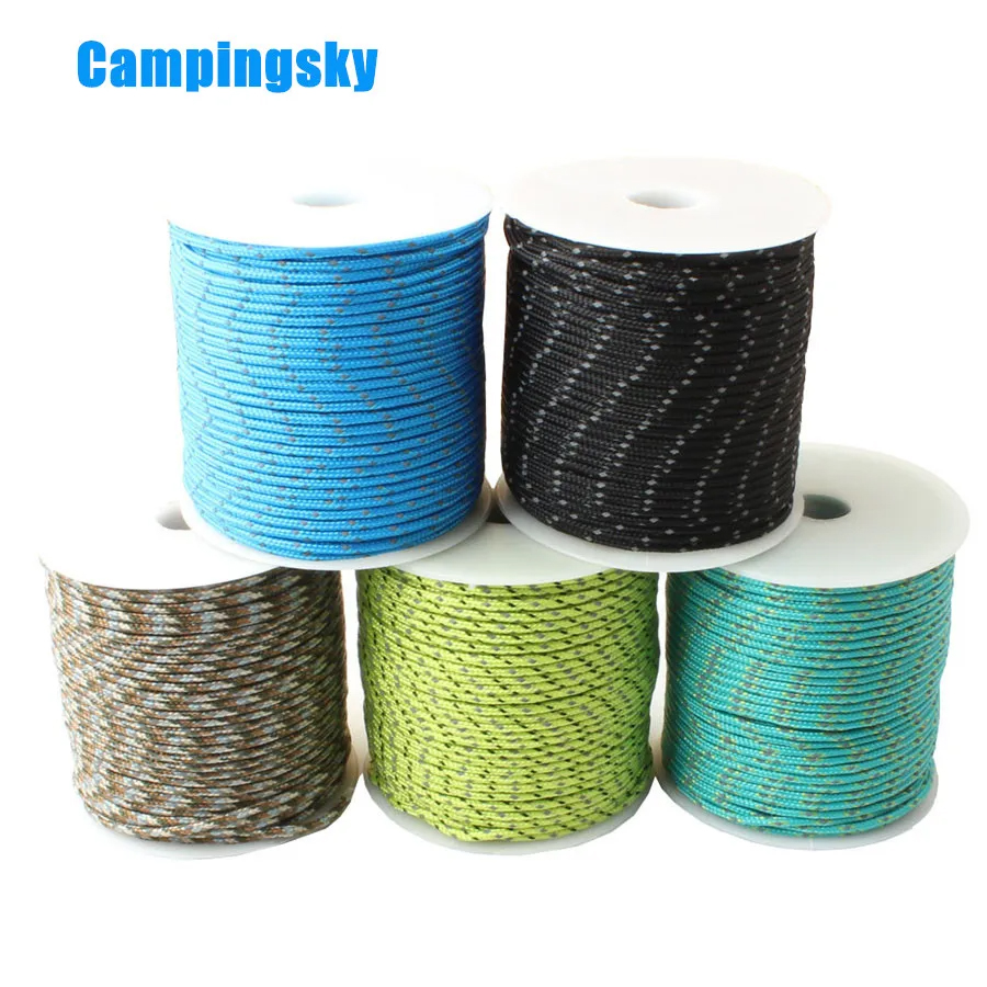 Outdoor Camping Guy - 50M 2.5mm Reflective Paracord Tent Cord