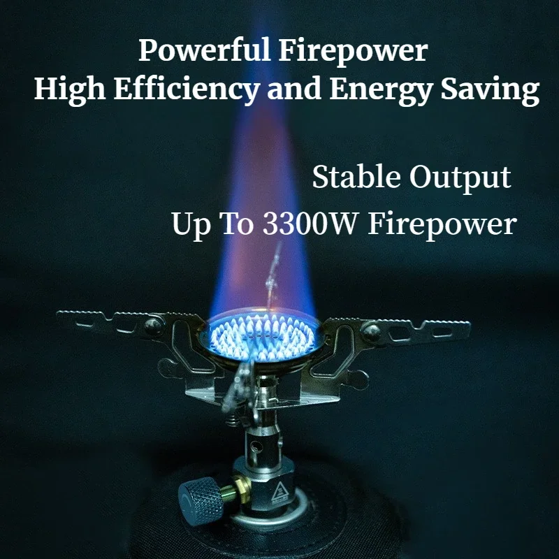 Outdoor Gas Camping Oven - Mountainhiker 3300W Mini Camping Gas Stove