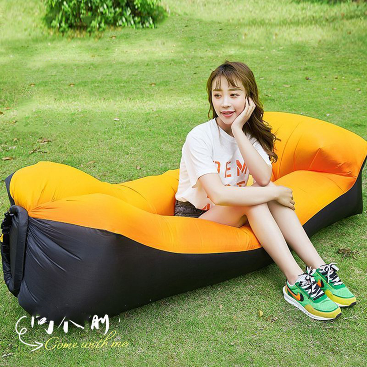 Outdoor Camping Carpet - Portable Inflatable Bed, Outdoor Camping Lounge