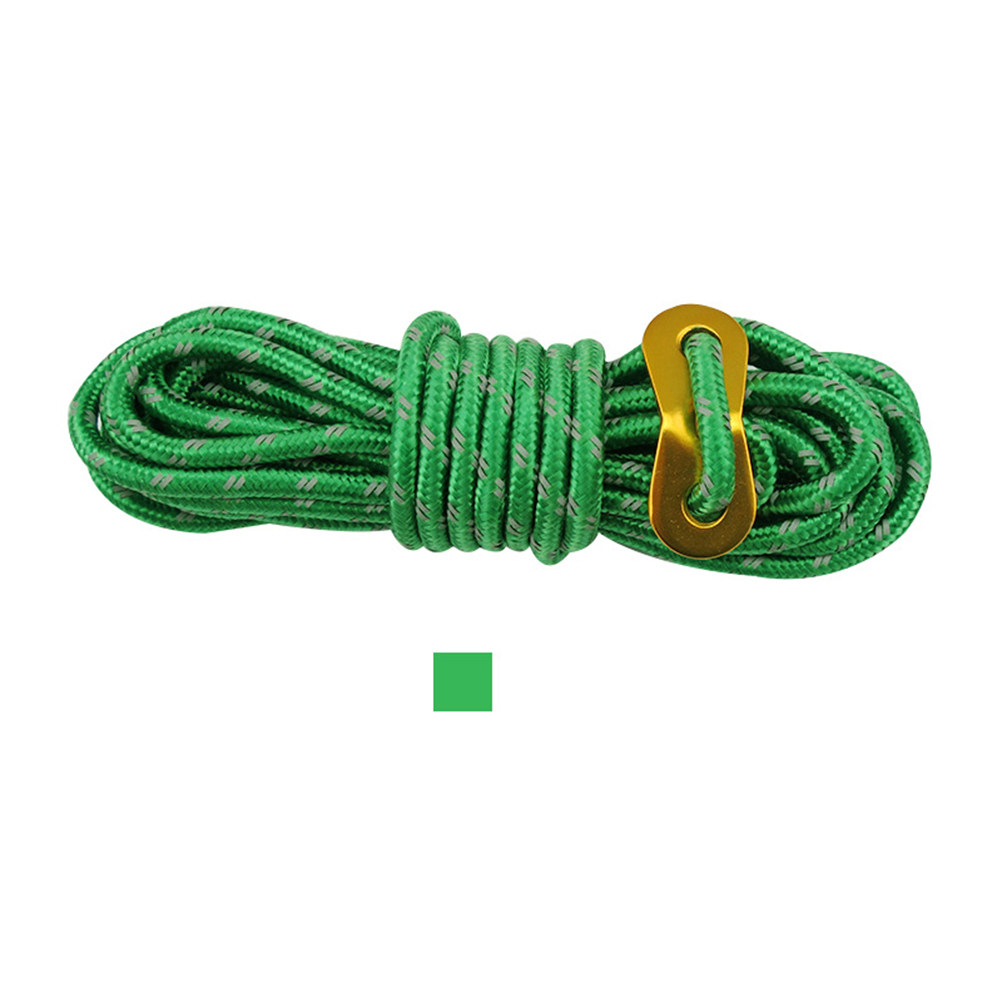 Outdoor Camping Guy - 4Pcs Windproof Tent Reflective Rope Outdoor