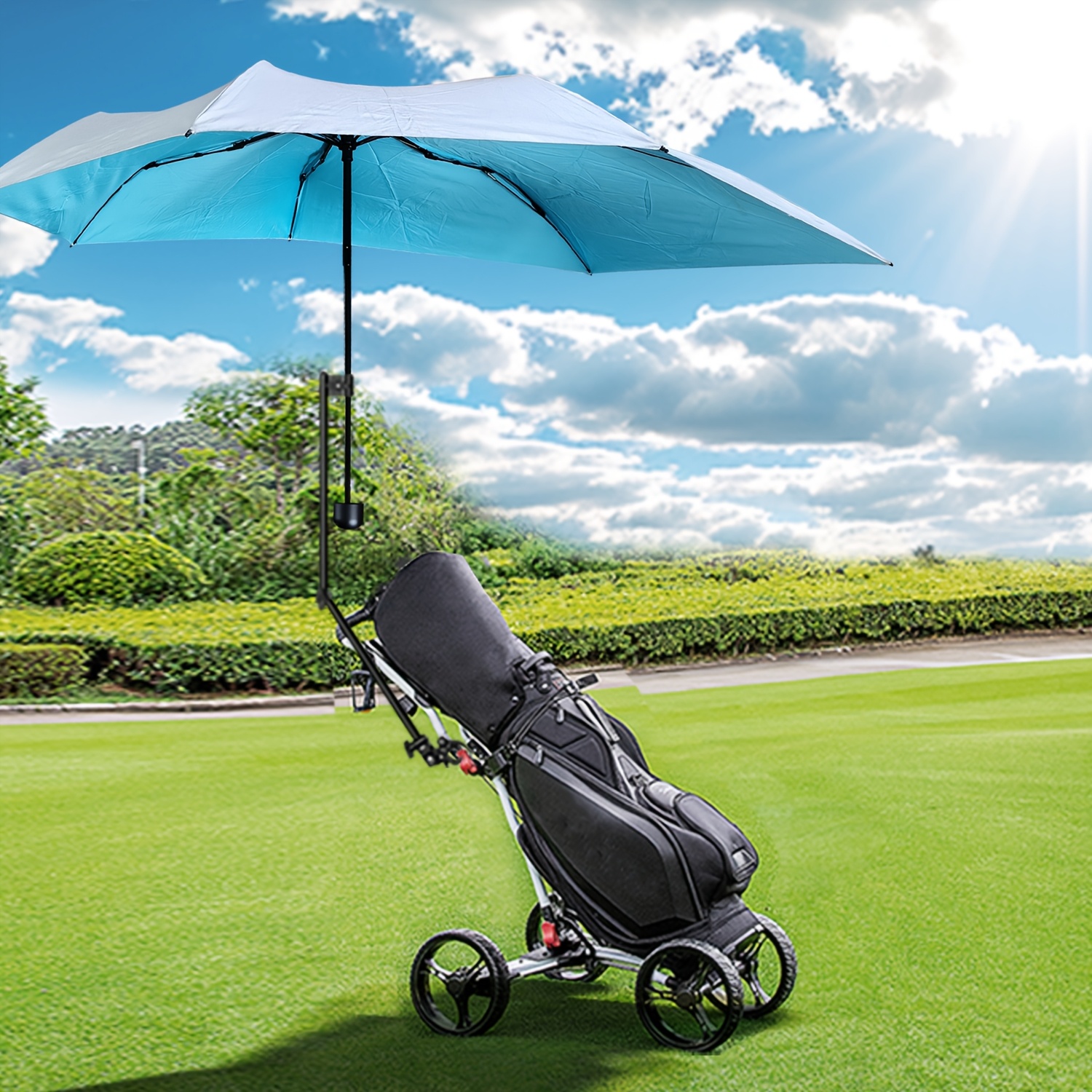 Outdoor Camping On Youtube - UPF 50+ Clamp-On Chair Umbrella, 360°