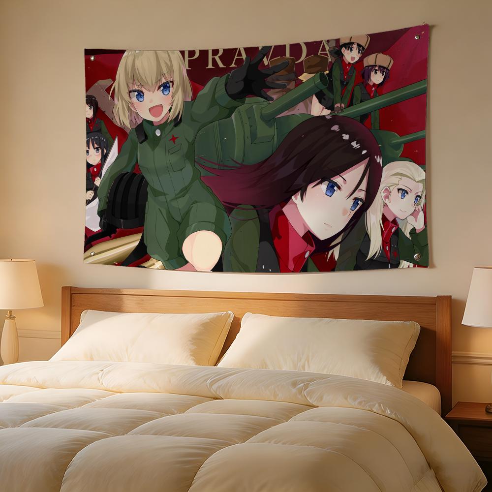 Outdoor Und Camping - Girls Und Panzer Flags Outdoor Camping