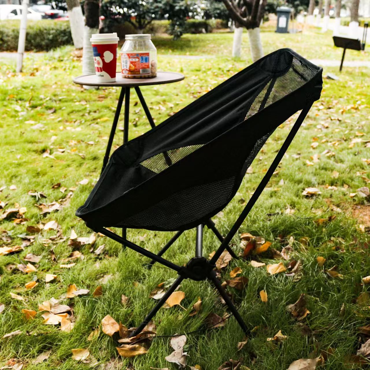 Outdoor Camping High Chair - Outdoor folding chair, portable, ultra light,