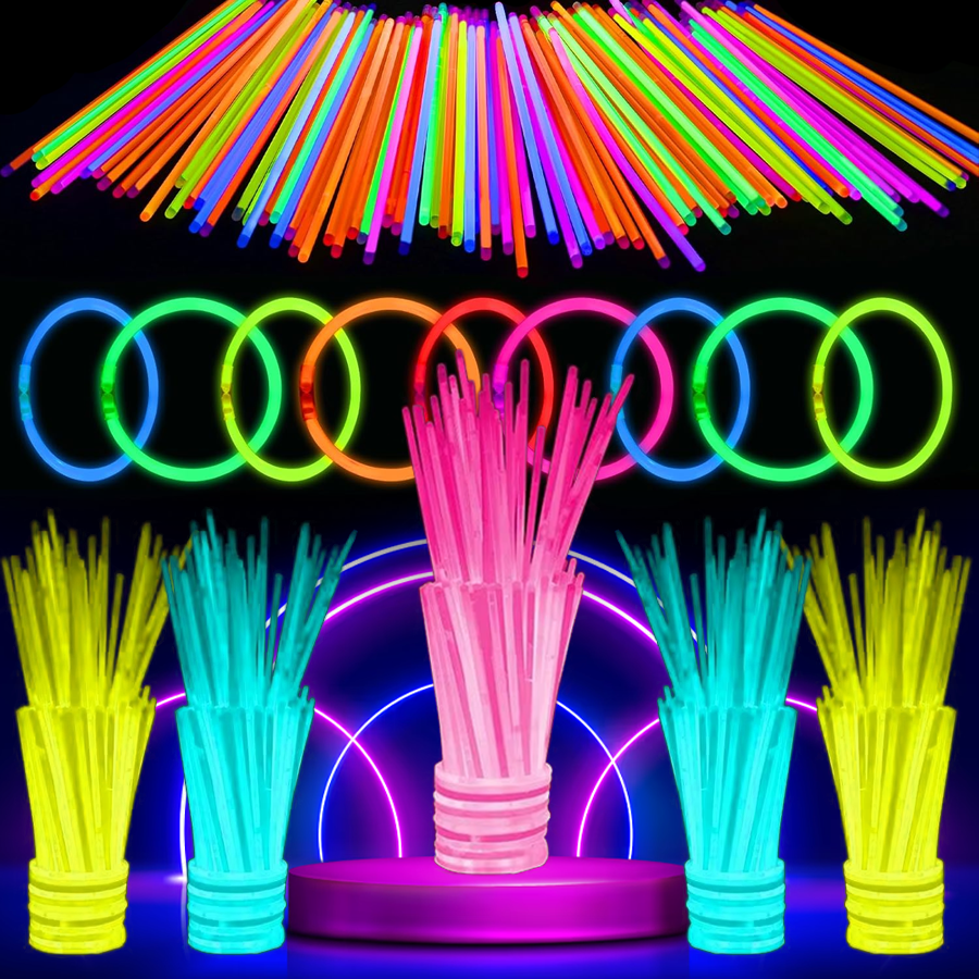 Glow Sticks Survival - 24/48/96pcs Glow Sticks Plastic Atmosphere Creating