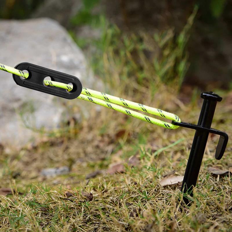 Outdoor Camping Guy - 10Pcs Fastener Tent Guy Line Runners