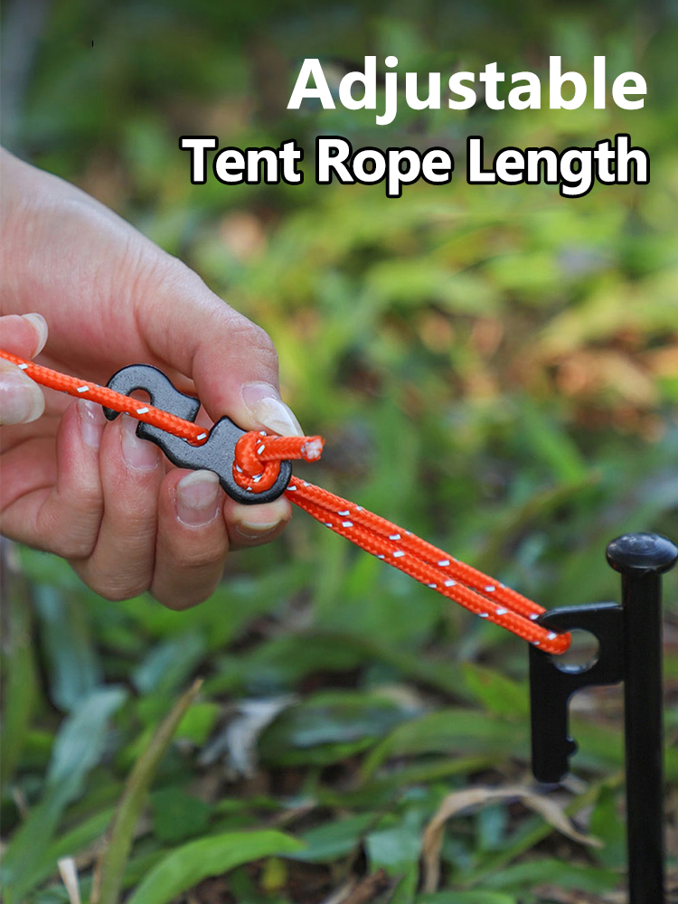5/10pcs Adjustable Tent Rope B - Outdoor Camping Extension Cord 评论和价格