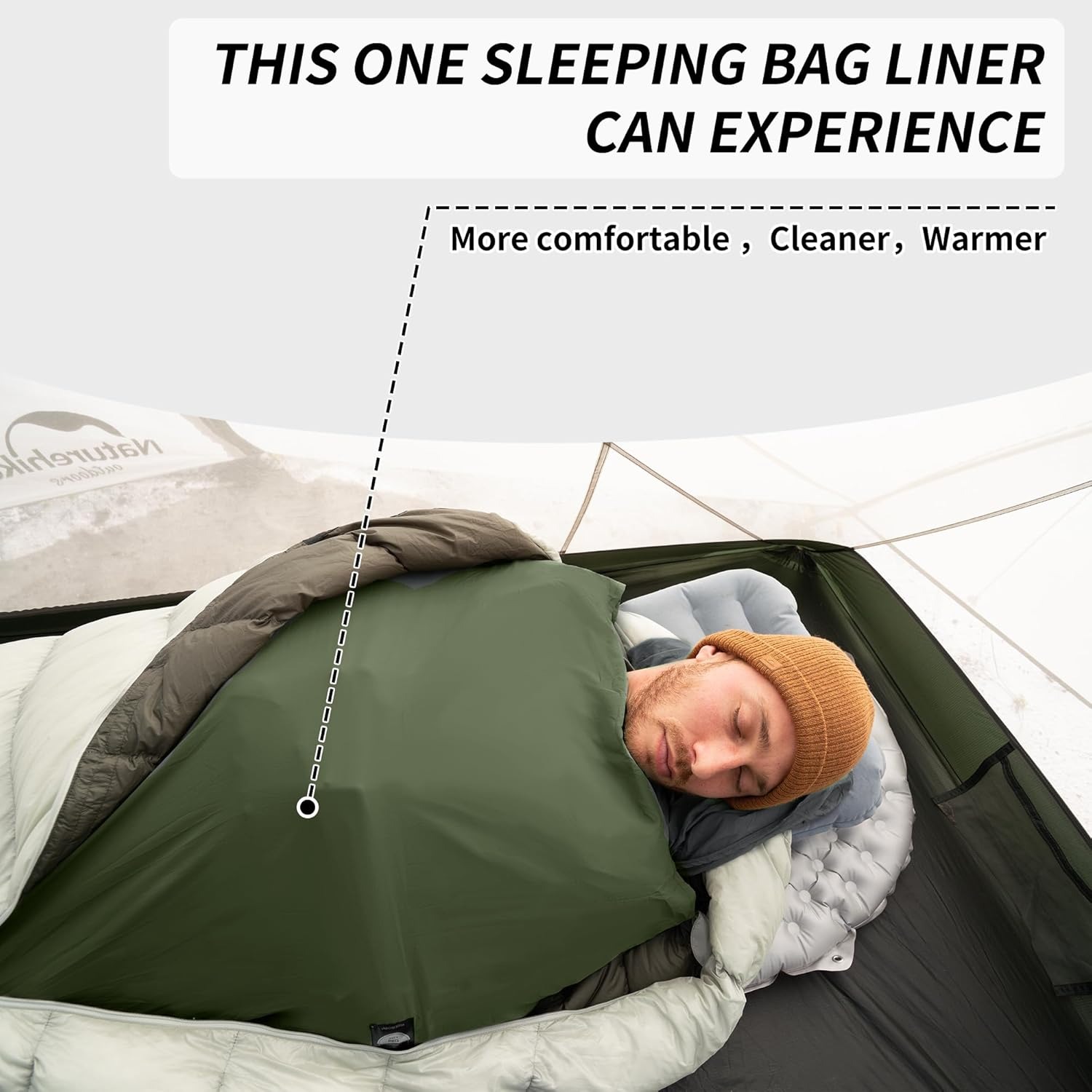 Naturehike Sleeping Bag Liner  - Outdoor Camping Sleeping Bag 评论和价格