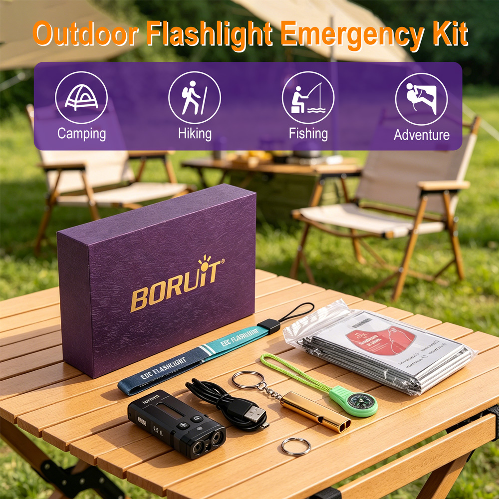 BORUiT EV20 EDC Flashlight 110 - Outdoor Camping Glamping Share 评论和价格