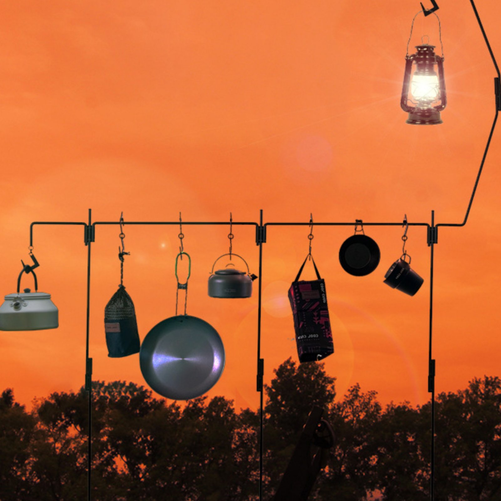Camping Lantern Stand Detachab - Kitchen Outdoor Camping 评论和价格