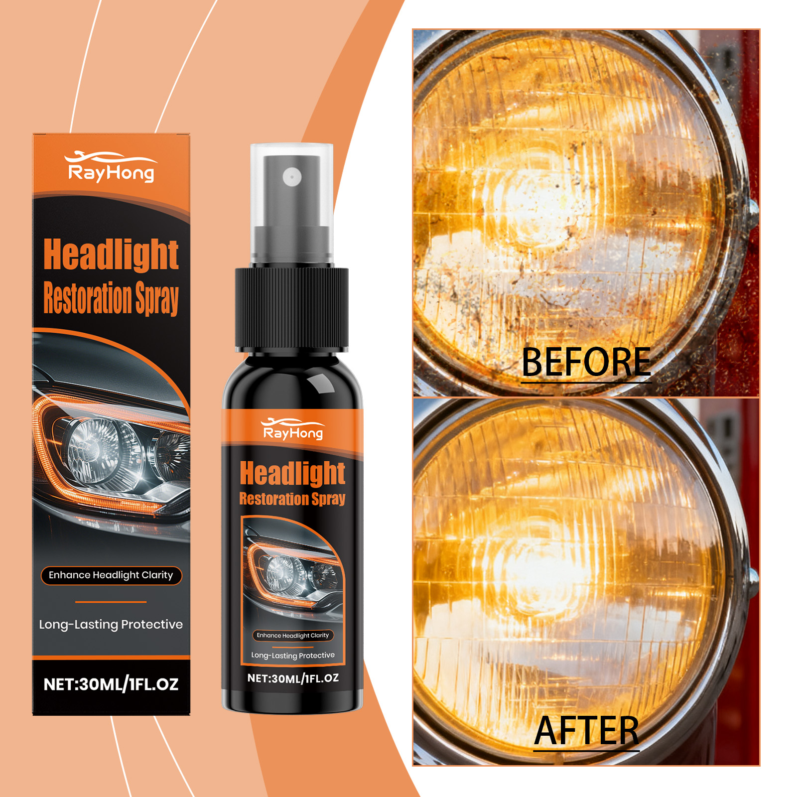 30ml Headlight Restoration Spr - Headlamp 评论和价格