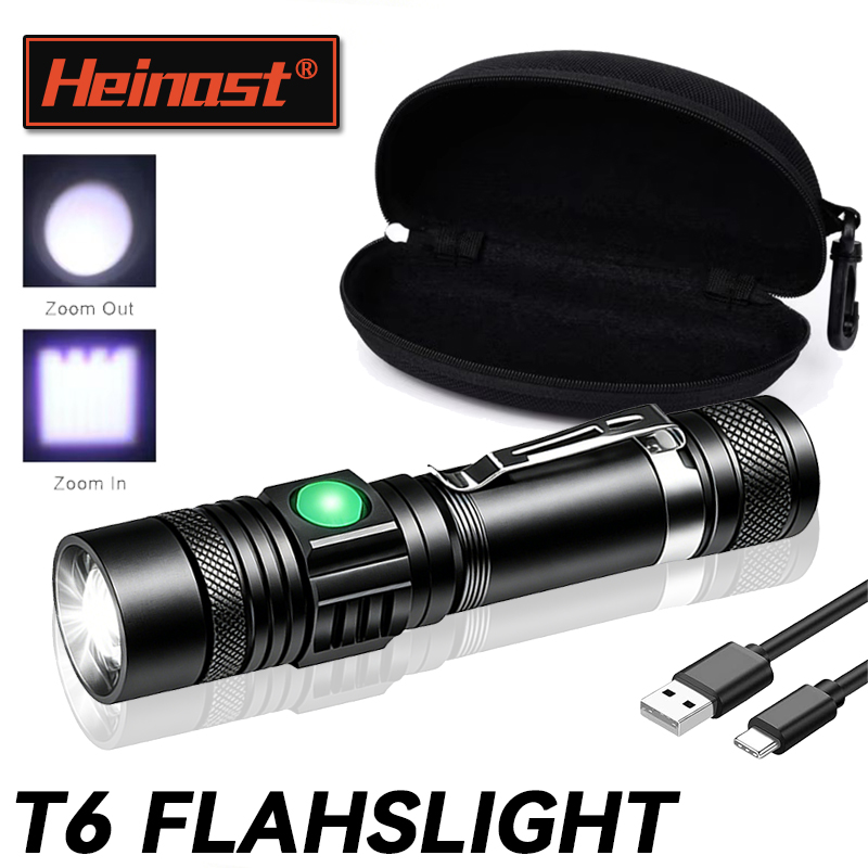 T6 LED Rechargeable Flashlight - Headlamp 评论和价格
