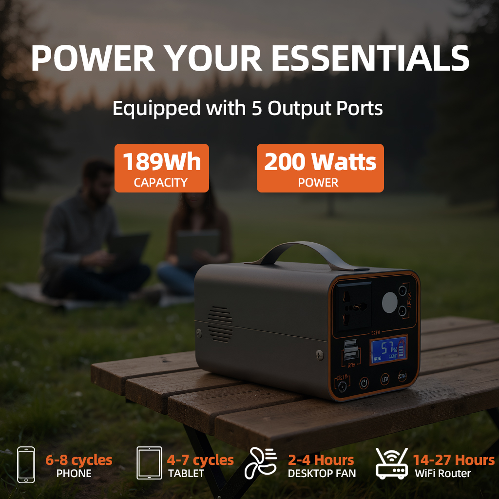 200W Portable Power Station 22 - Outdoor Camping Glamping Share 评论和价格