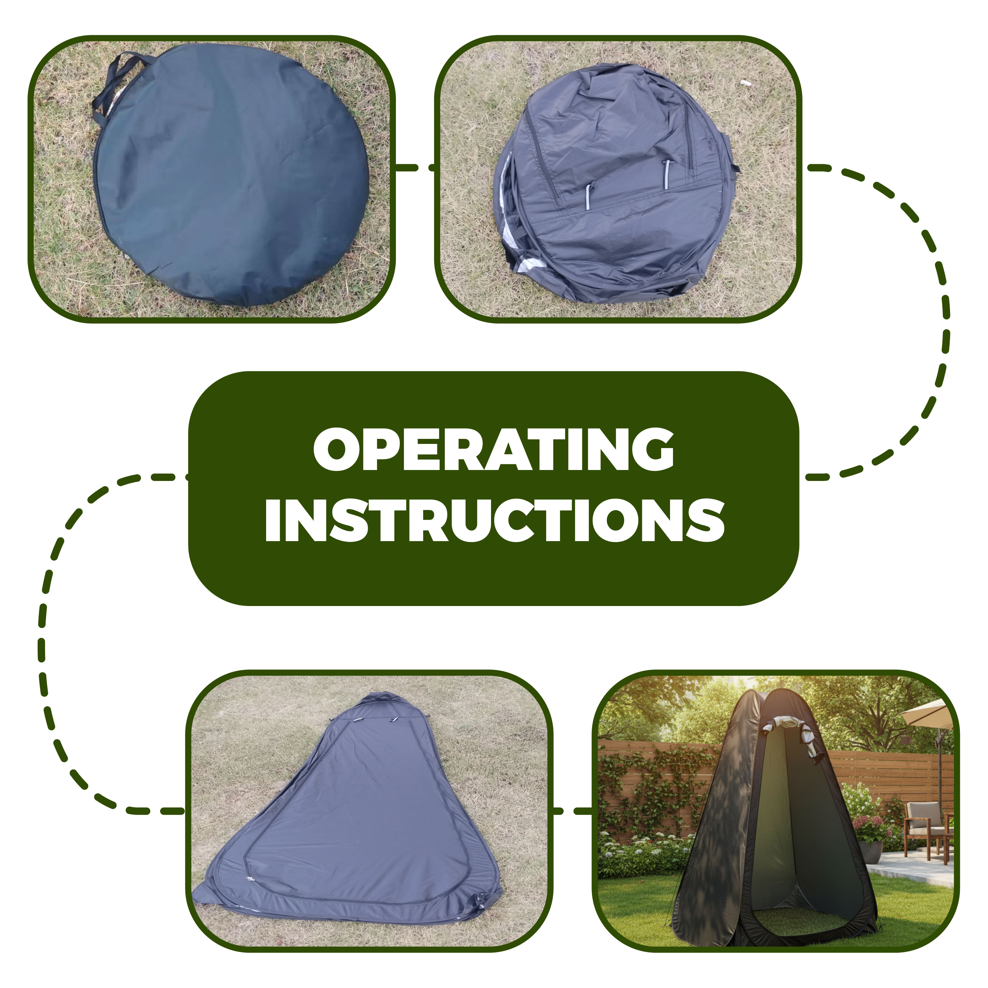 Portable Pop-Up Privacy Tent O - Outdoor Camping Gazebo 评论和价格
