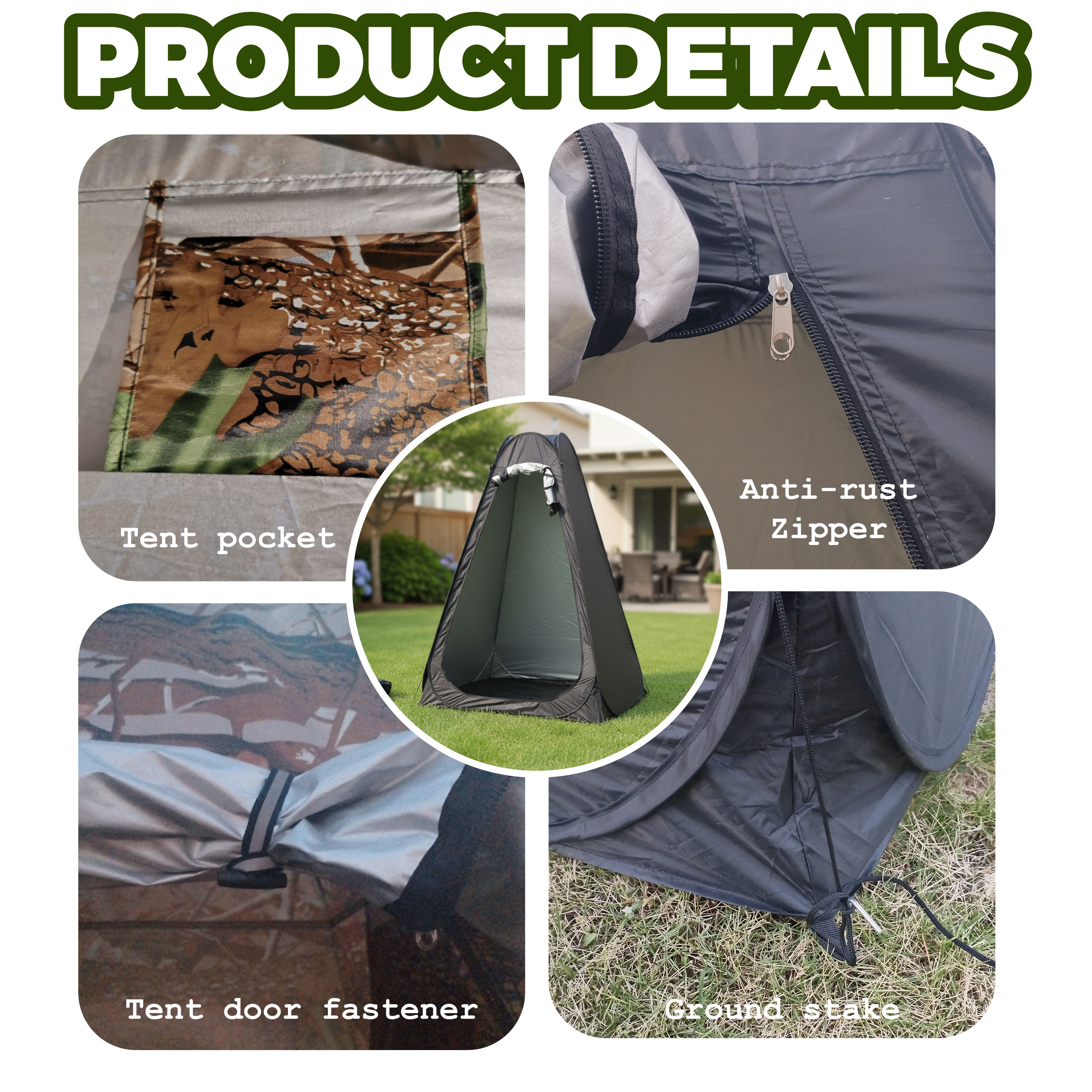 Portable Pop-Up Privacy Tent O - Outdoor Camping Gazebo 评论和价格