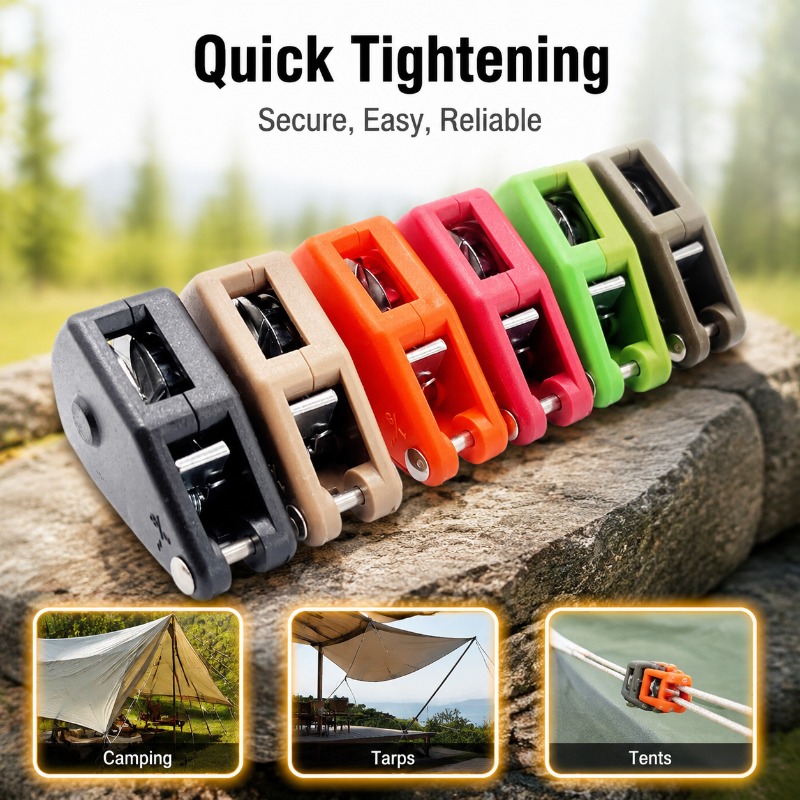 Rope Tensioner Pulley Adjuster - Outdoor Camping Guy 评论和价格