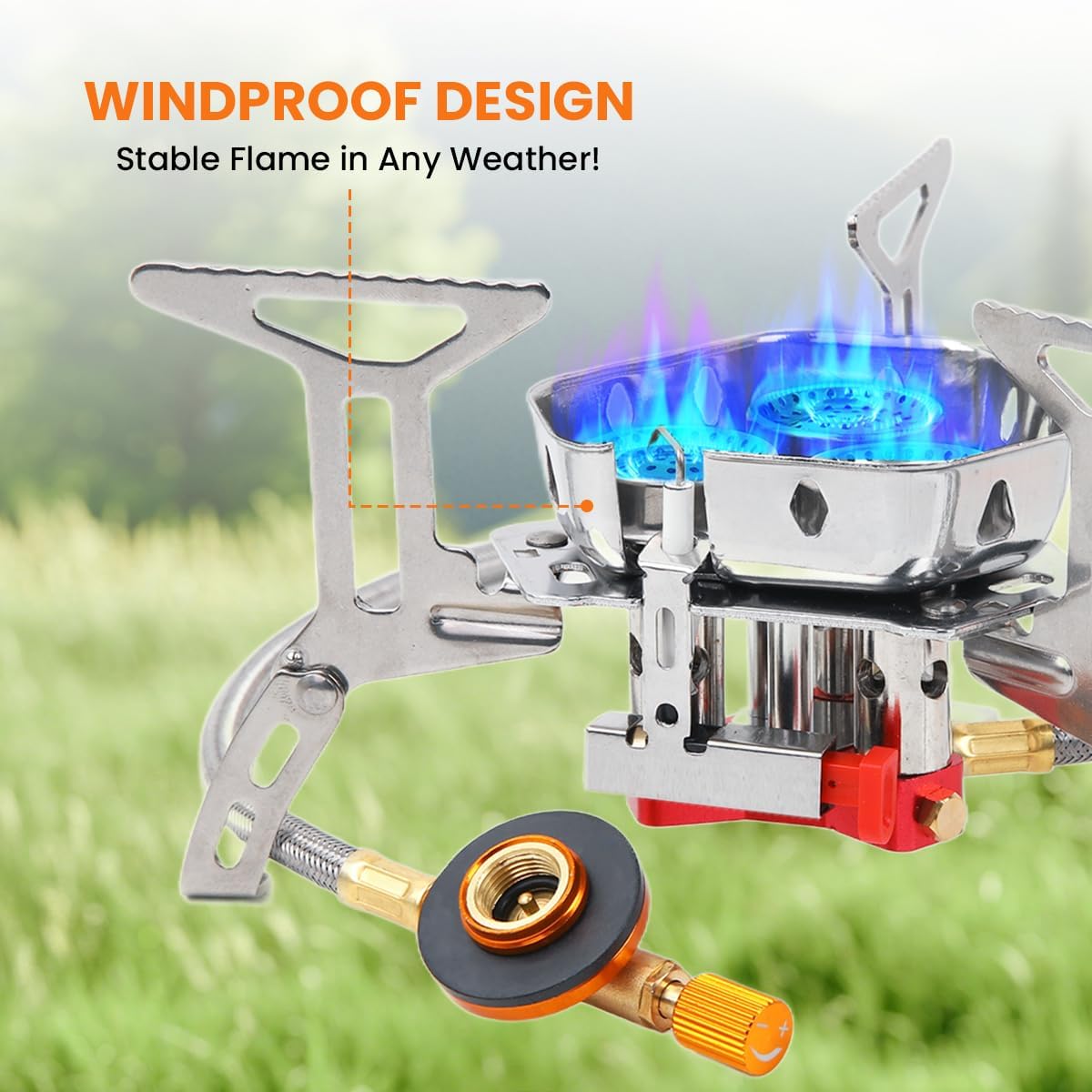 Portable Propane Camping Stove - Outdoor Camping Gas Stove 评论和价格