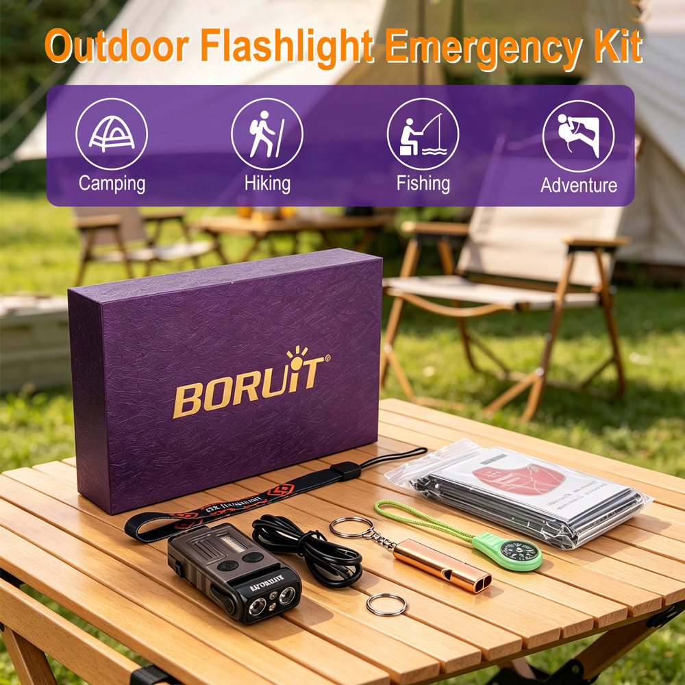 BORUiT V20 EDC Flashlight 1000 - Outdoor Camping Glamping Share 评论和价格