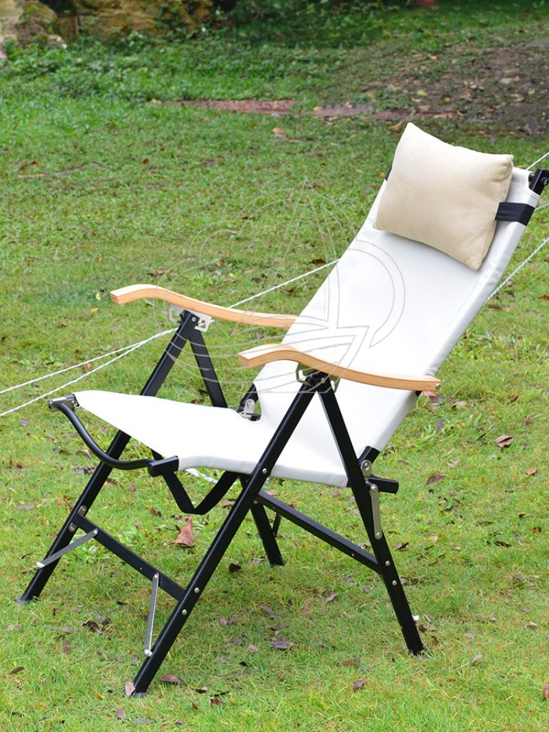 Outdoor folding chair headrest - Outdoor Camping High Chair 评论和价格