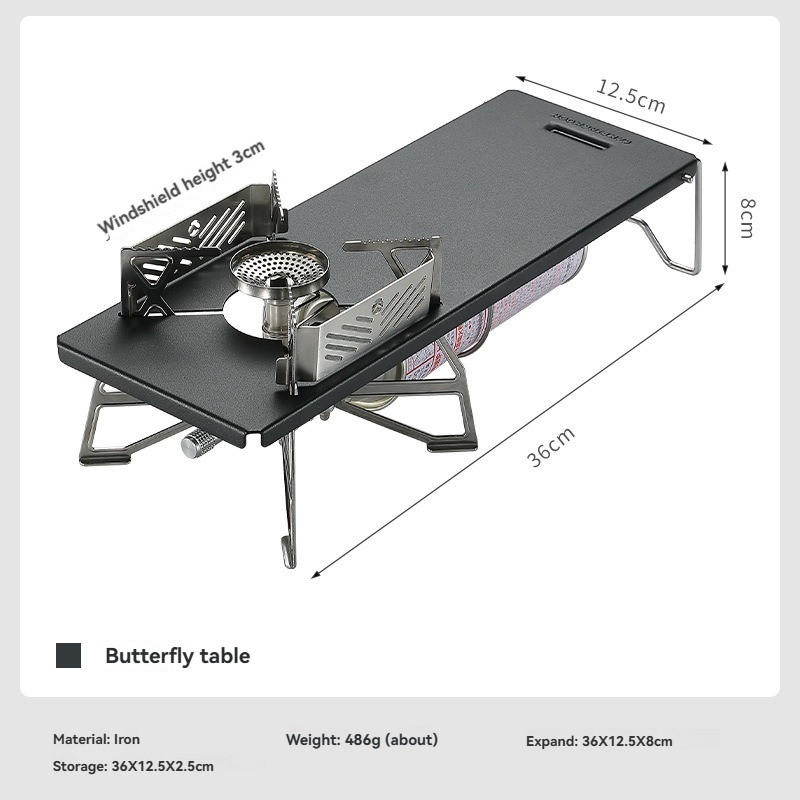 CAMPINGMOON GT-3 Black Portabl - Outdoor Camping Gas Stove 评论和价格