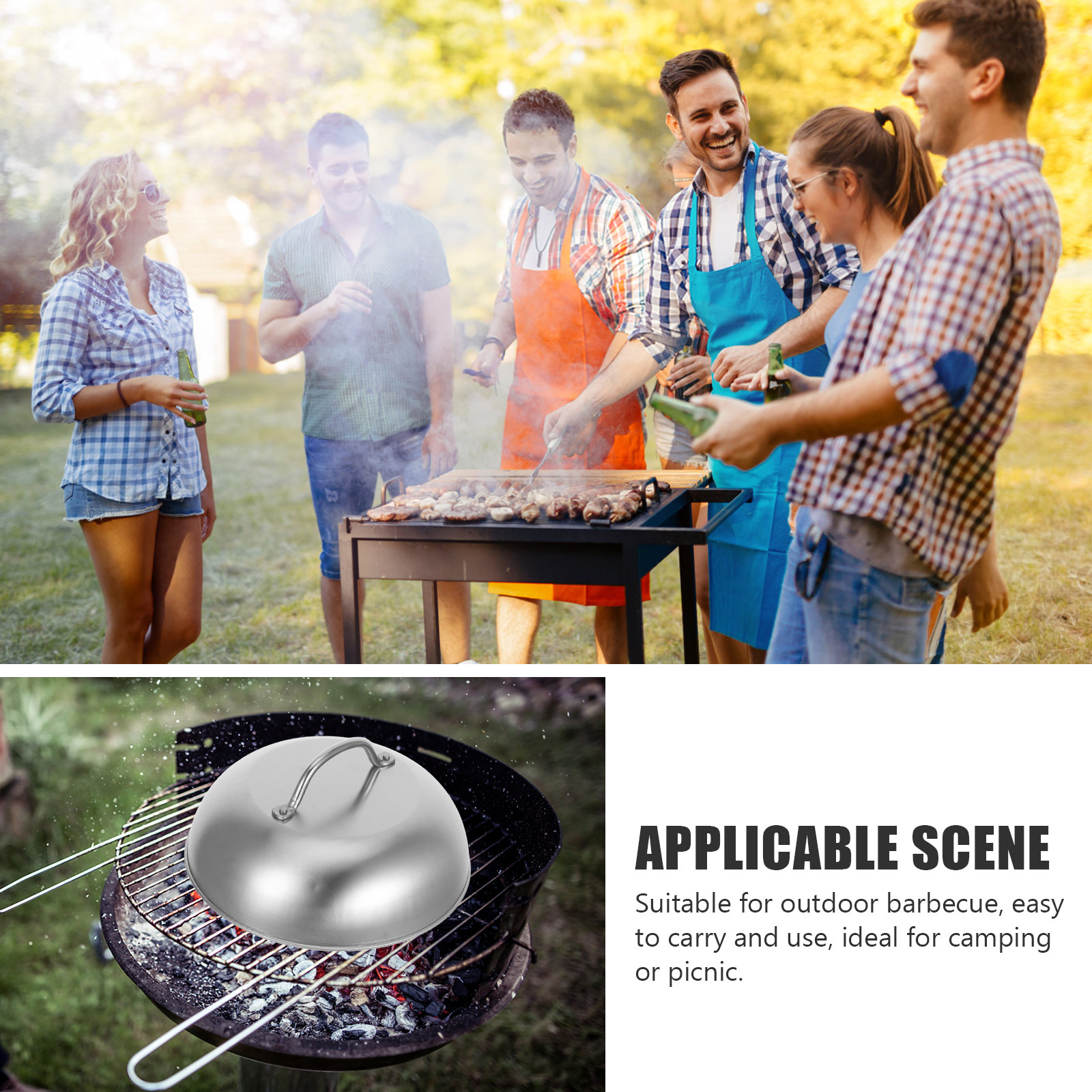 Stainless Steel Basting Cover  - Outdoor Gas Stove 评论和价格