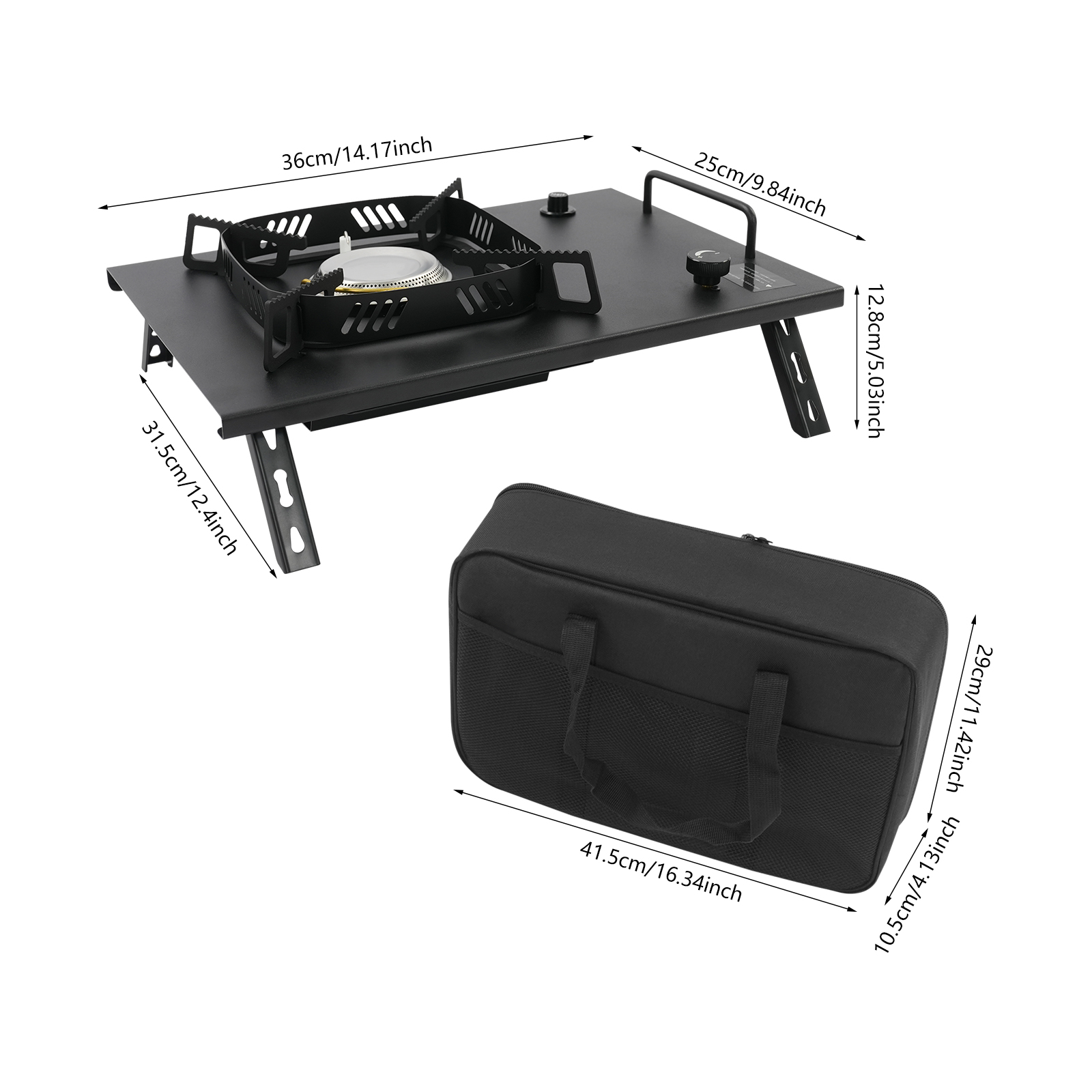 Black Outdoor Gas Stove, Folda - Outdoor Camping Gas Stove 评论和价格