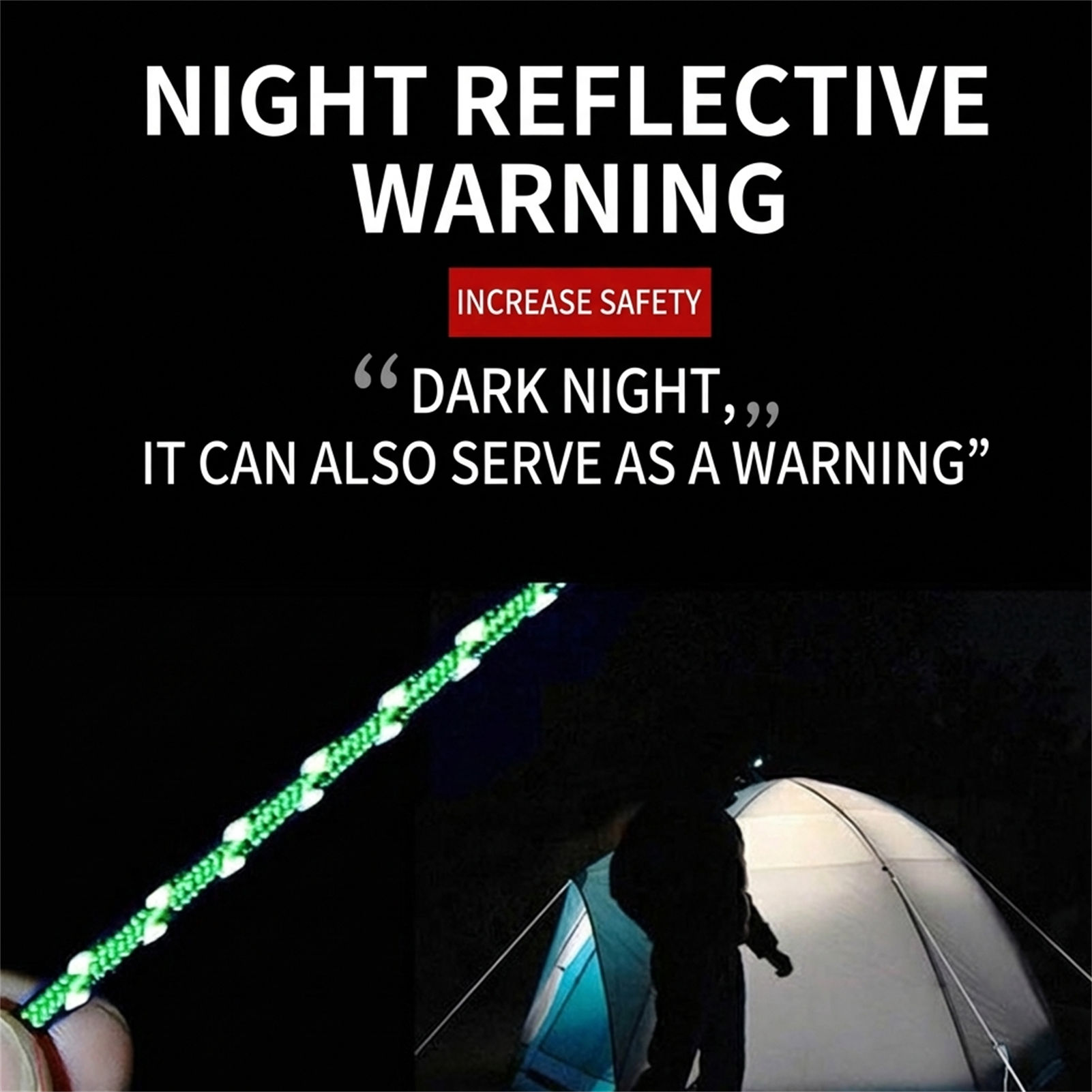 4mm Thick Reflective Guy Lines - Outdoor Camping Guy 评论和价格