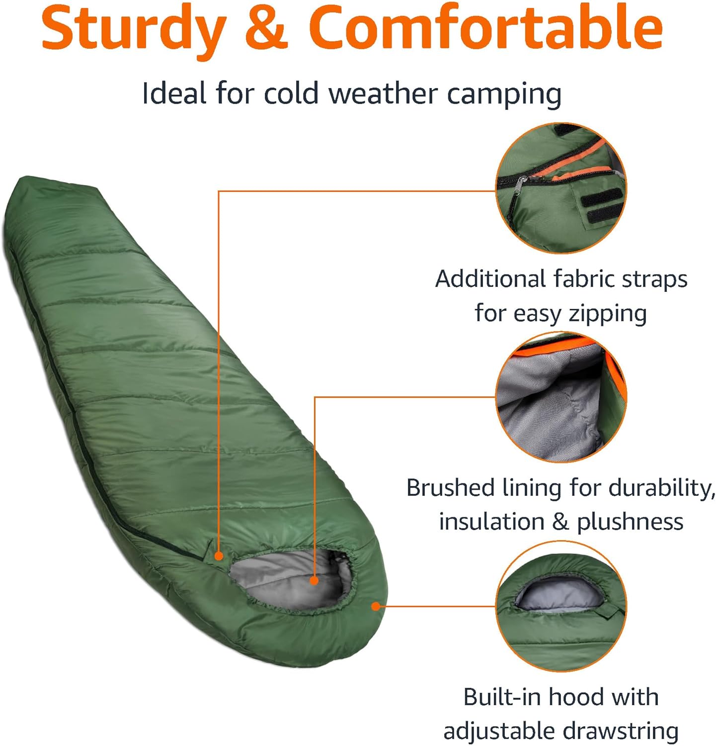 ！@Mummy Sleeping Bag Lightweig - Outdoor Camping Sleeping Bag 评论和价格