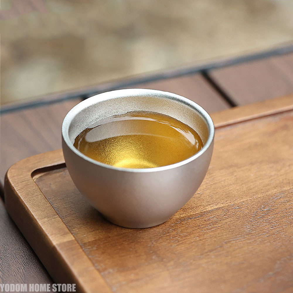 Small 100% Titanium Tea Cup Do - Kitchen Outdoor Camping 评论和价格