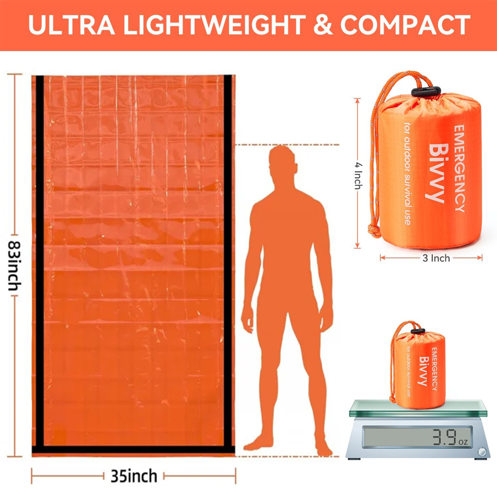 Emergency Sleeping Bag Surviva - Bivvy Bag Emergency 评论和价格