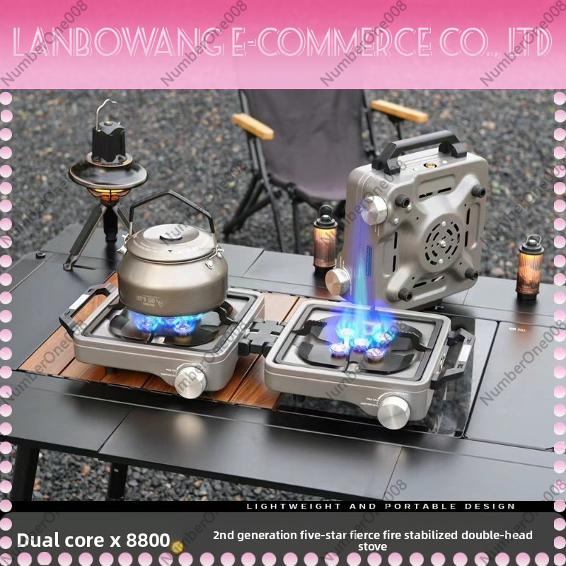 Outdoor Dual Burner High Power - Outdoor Camping Gas Stove 评论和价格