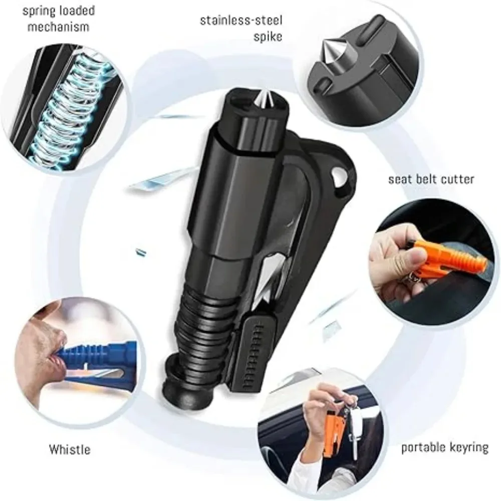 1pc 3 In 1 Car Window Breaker  - Bivvy Bag Emergency 评论和价格