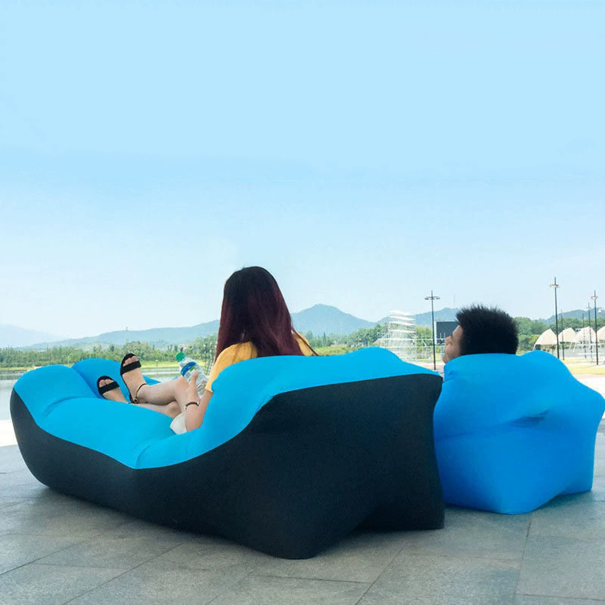 Portable Inflatable Bed, Outdo - Outdoor Camping Carpet 评论和价格