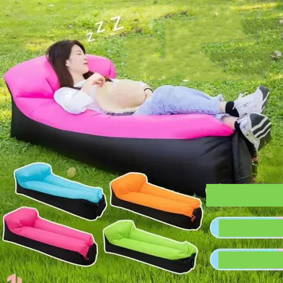 Portable Inflatable Bed, Outdo - Outdoor Camping Carpet 评论和价格