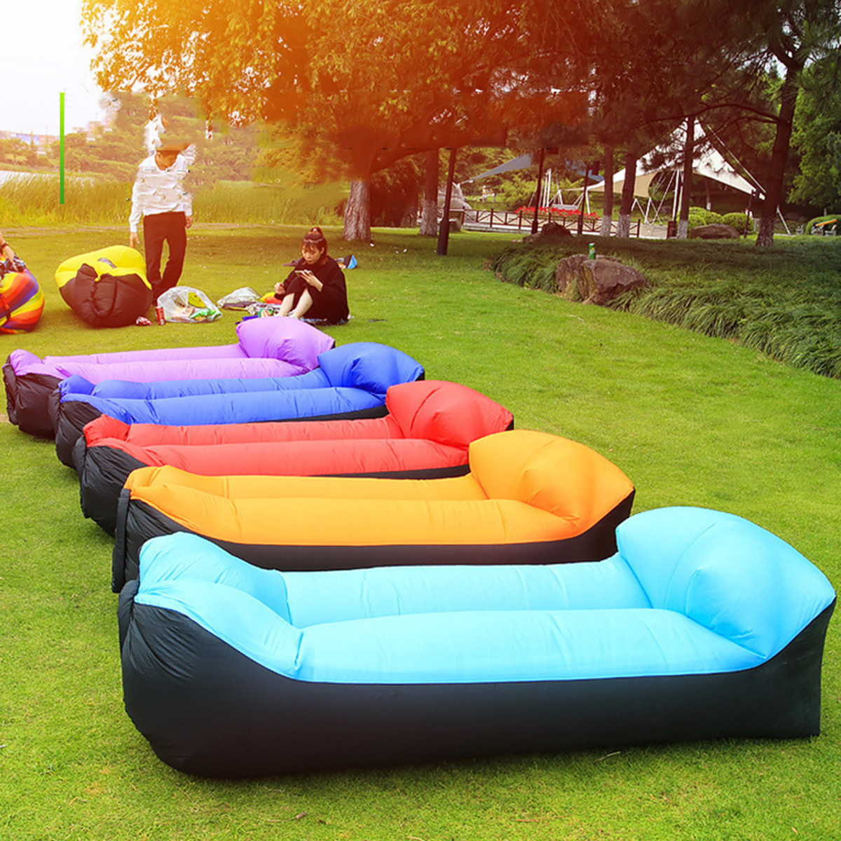 Portable Inflatable Bed, Outdo - Outdoor Camping Carpet 评论和价格