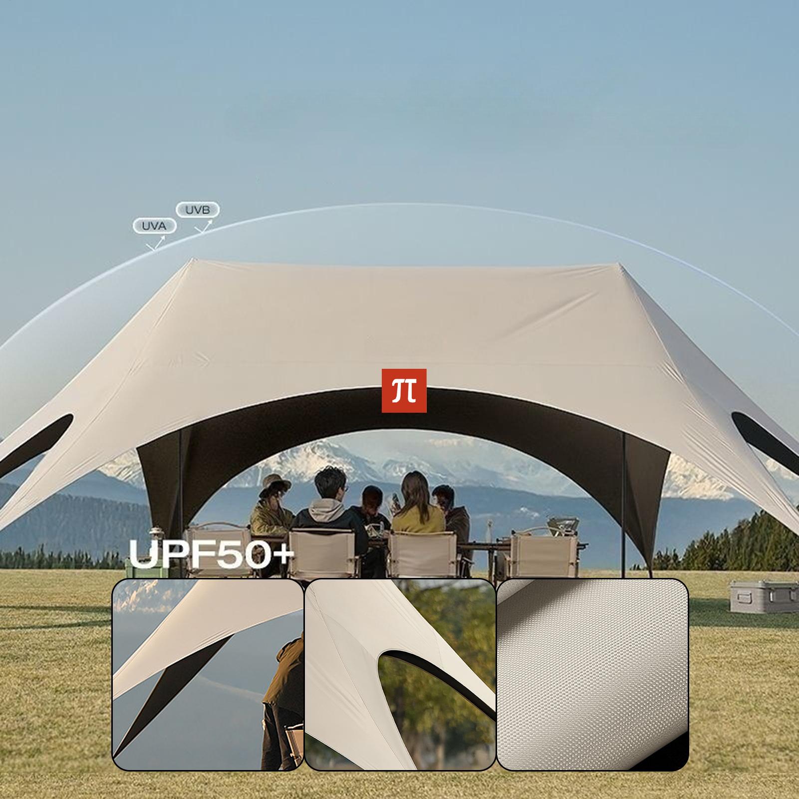 ACamping Gazebo Hexagonal Rain - Outdoor Camping Gazebo 评论和价格