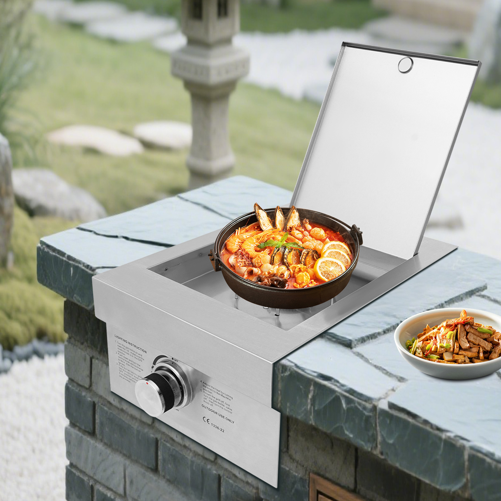Gas Stove, Embedded/Outdoor, 3 - Outdoor Camping Gas Stove 评论和价格