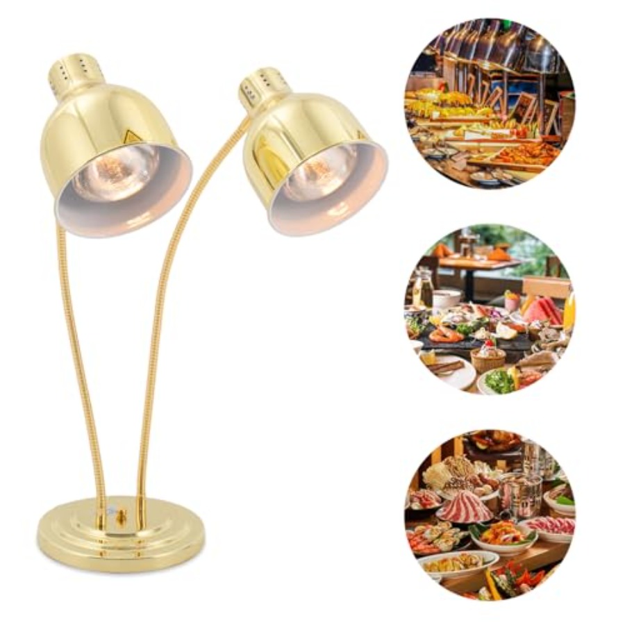2-Head Food Warmer Lamp for Re - Headlamp 评论和价格