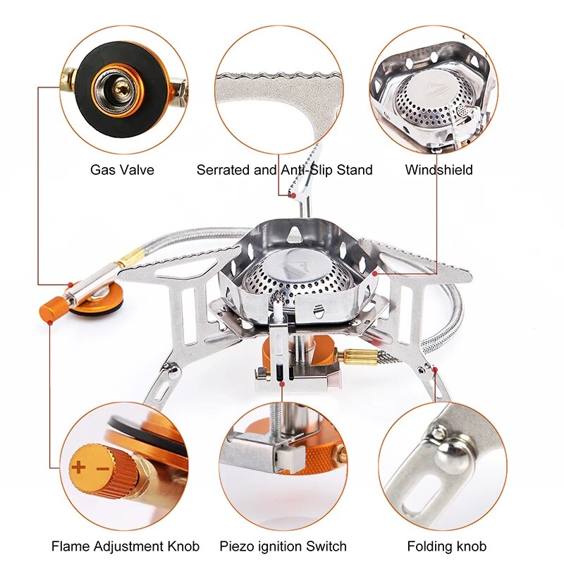 Widesea Camping Burner 3200W W - Outdoor Gas Camping Oven 评论和价格