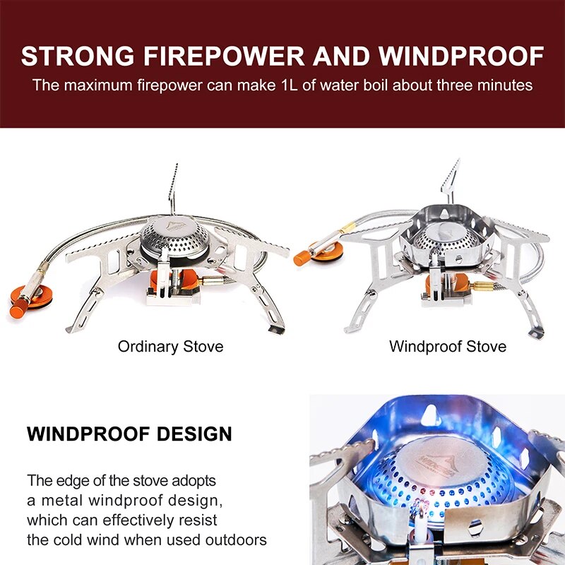 Widesea Camping Burner 3200W W - Outdoor Gas Camping Oven 评论和价格