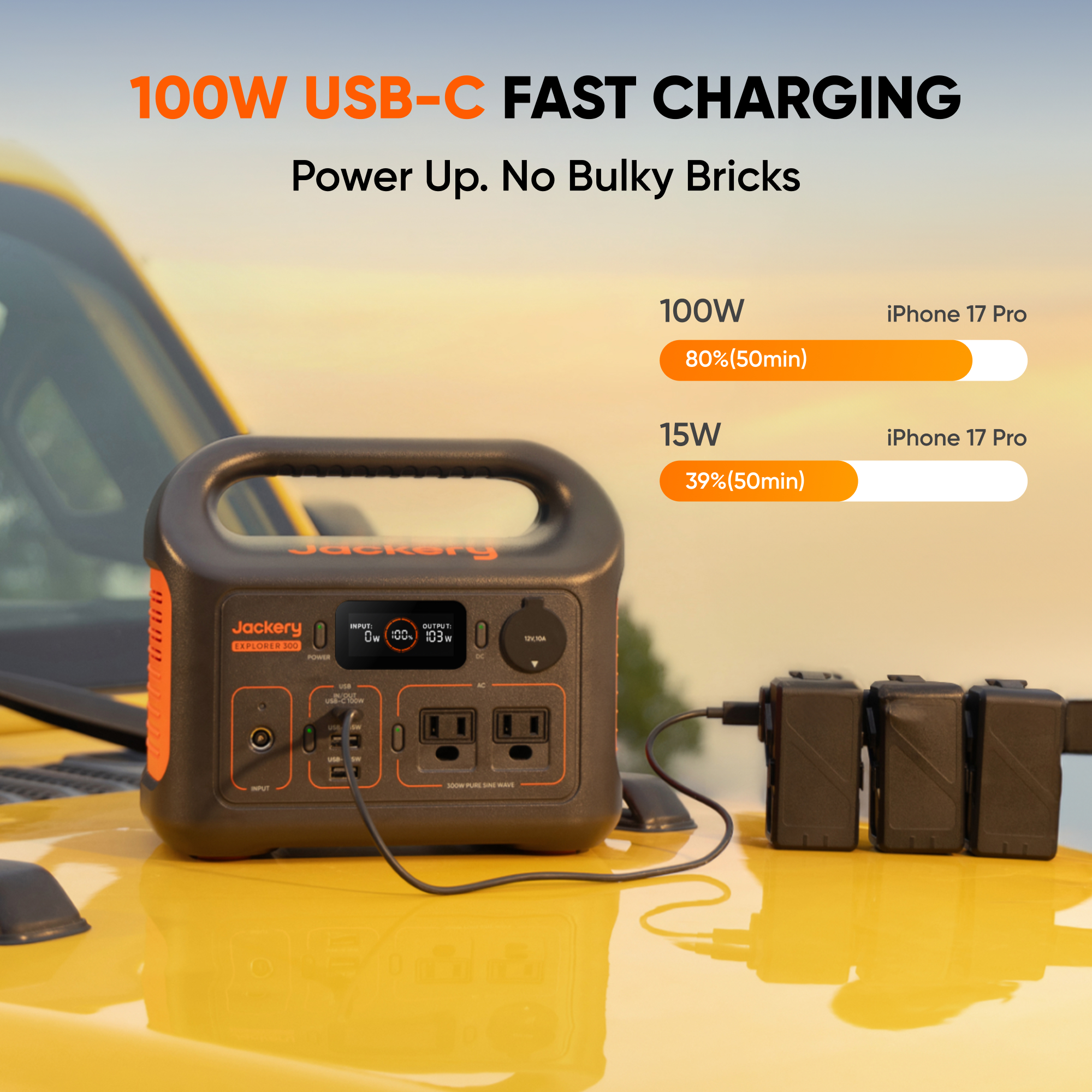 Jackery Portable Power Station - Outdoor Camping Extension Cord 评论和价格