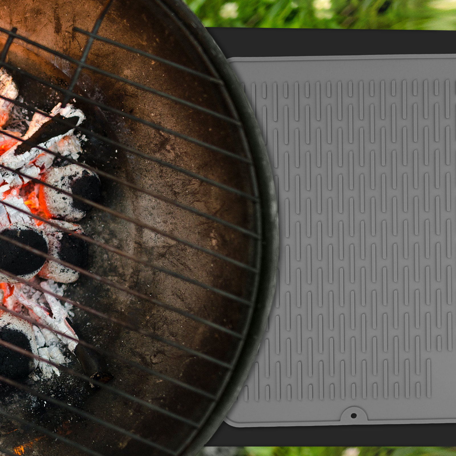 1pc Silicone Grill Mat Multipu - Outdoor Gas Stove 评论和价格