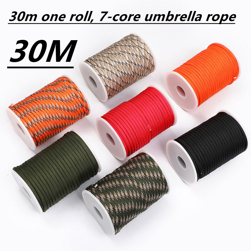 5M/15M/30M 7-Core 550 Paracord - Outdoor Camping Extension Cord 评论和价格