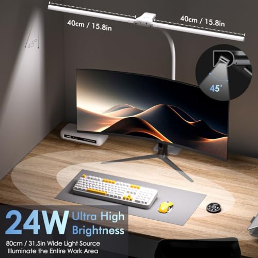 Desk Lamp with Metal Base, 31. - Headlamp 评论和价格