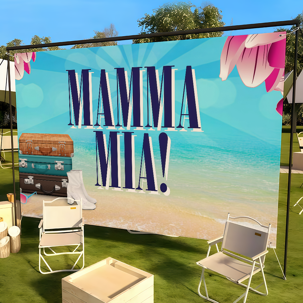 Movie Mamma Mia Flag Suitable  - Outdoor Camping Movies 评论和价格