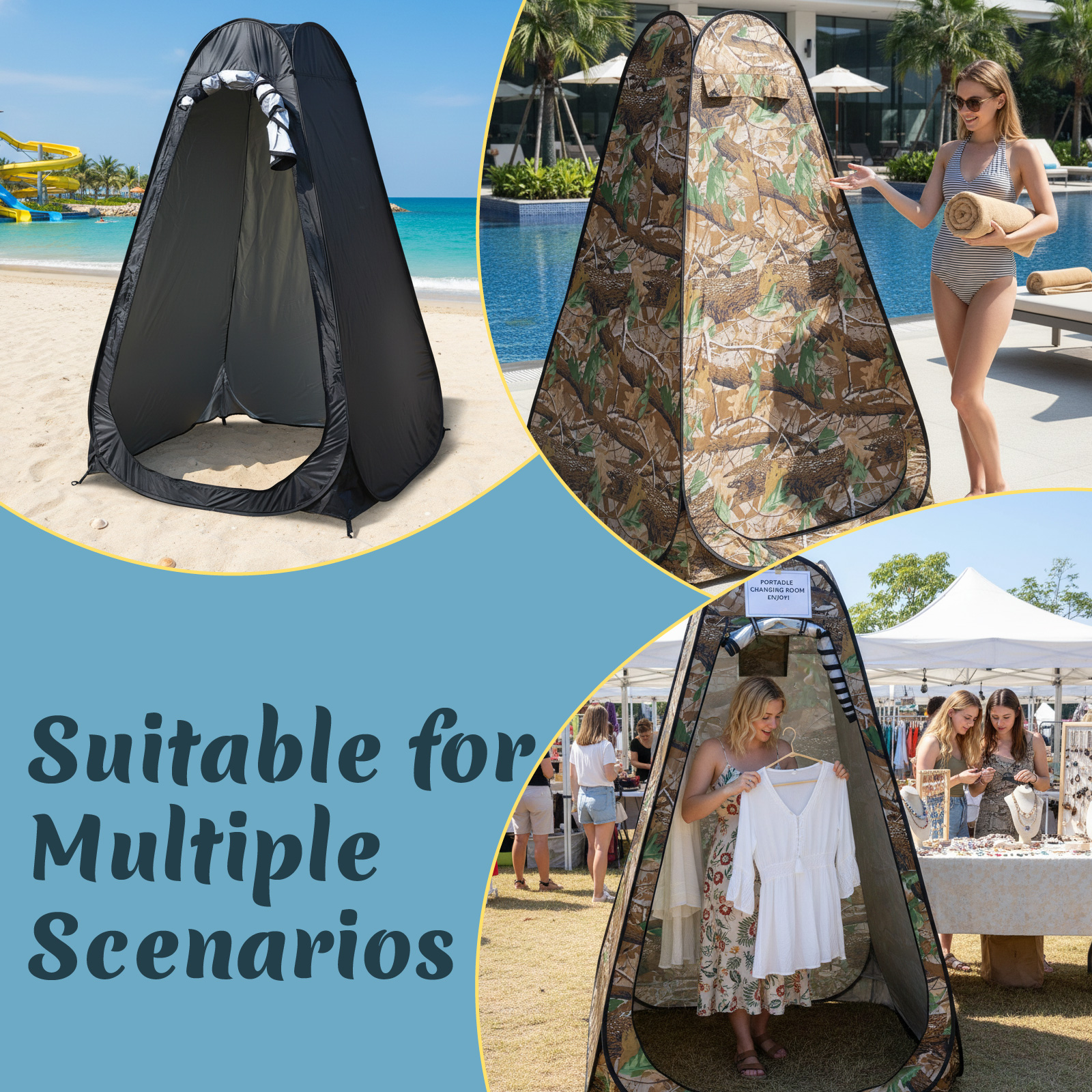 Portable Pop-Up Privacy Tent O - Outdoor Camping Toilet 评论和价格