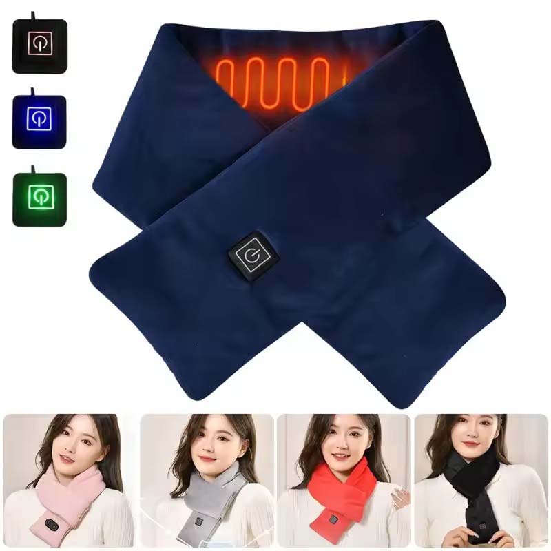 USB Women Men Heating Scarf Te - Outdoor Camping In Winter 评论和价格