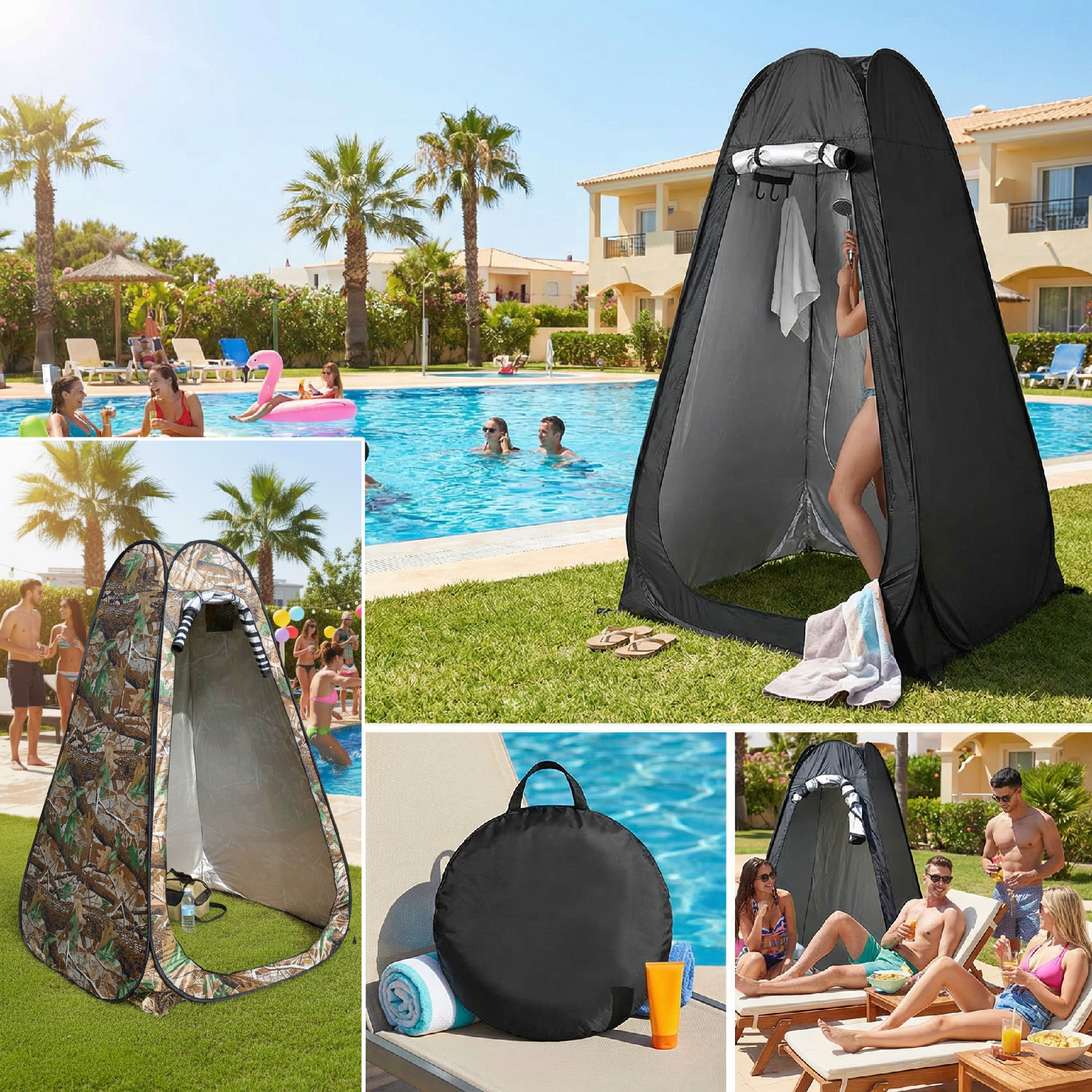 Portable Pop-Up Privacy Tent f - Outdoor Camping Toilet 评论和价格