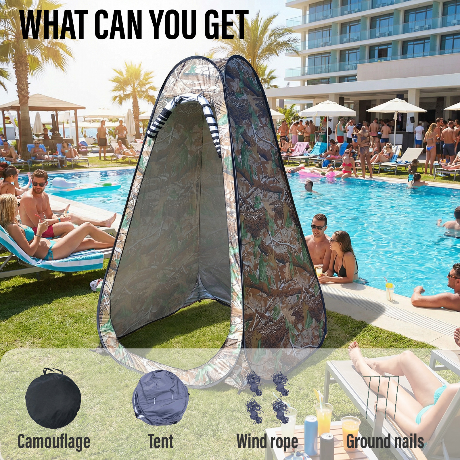Portable Pop-Up Privacy Tent f - Outdoor Camping Toilet 评论和价格